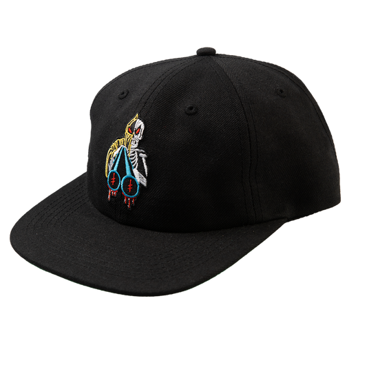 Deathwish Skateboards Double Barrel Black Snapback Hat