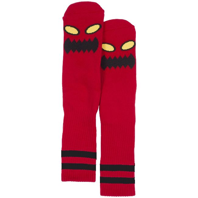 Toy Machine Monster Face Socks - Red