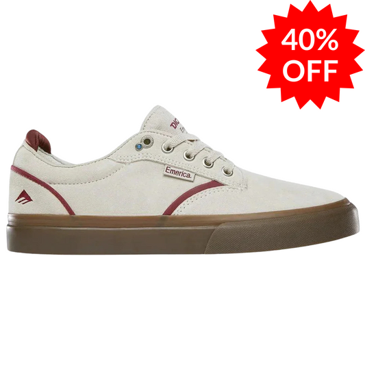 Emerica Dickson (Skate Shop Day) White Red Gum