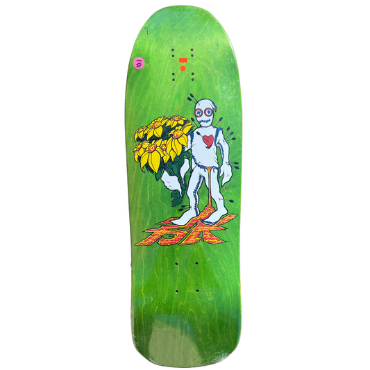 Dogtown Bryce Kanights 'Flower Guy 1' Reissue Deck 10.125" x 31.875" - Green Stain