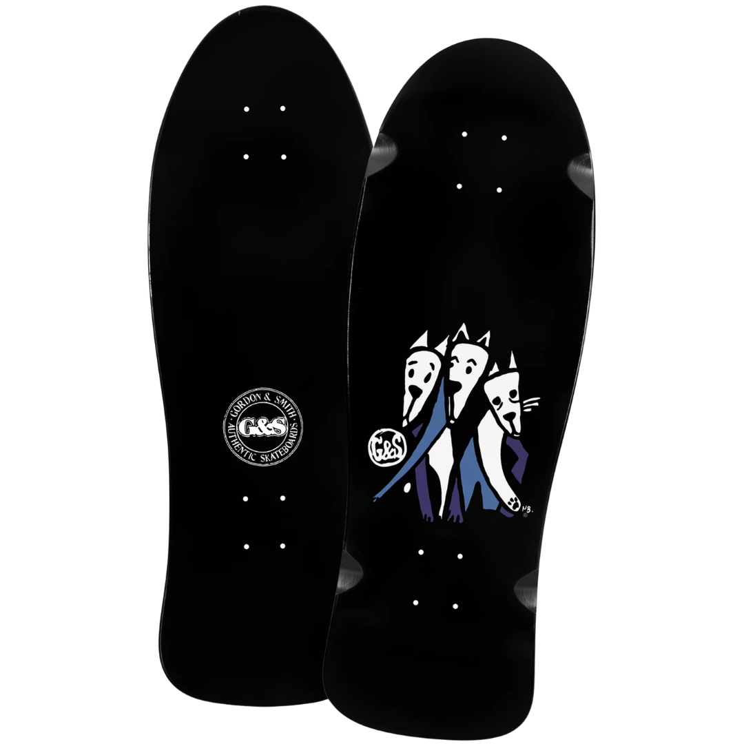 10.0" G&S 3 Dogs Skateboard Deck