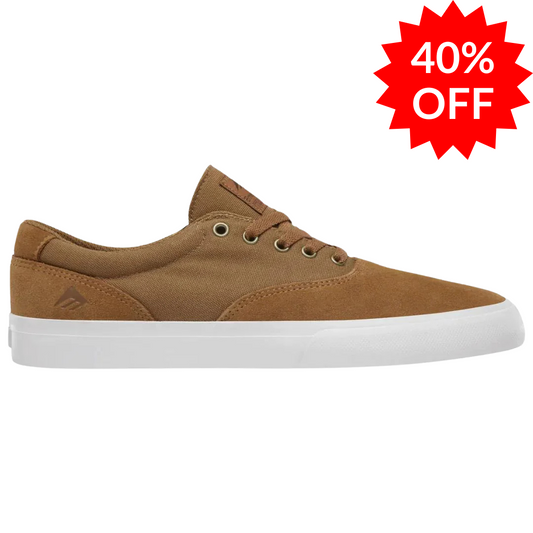 Emerica Provost Slim Tan / White Skate Shoes