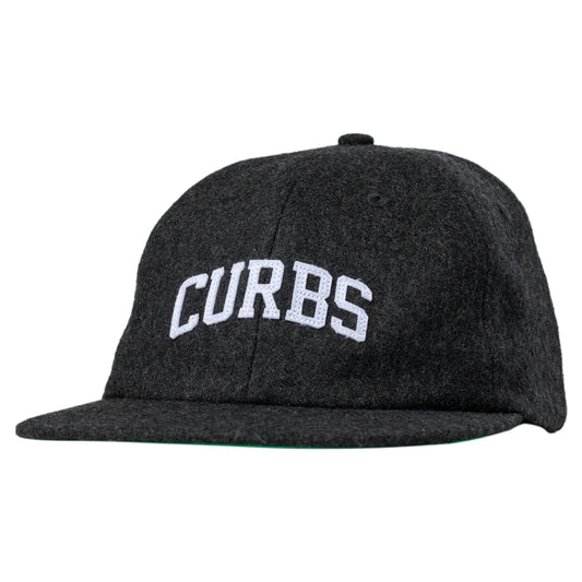 Real Skateboards Curbs Strapback Hat - Charcoal