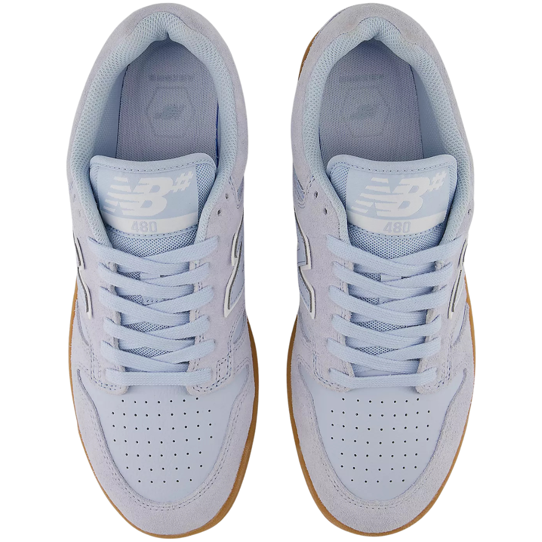 New Balance Numeric 480 Oxford Blue With White Skate Shoes UN480BBG