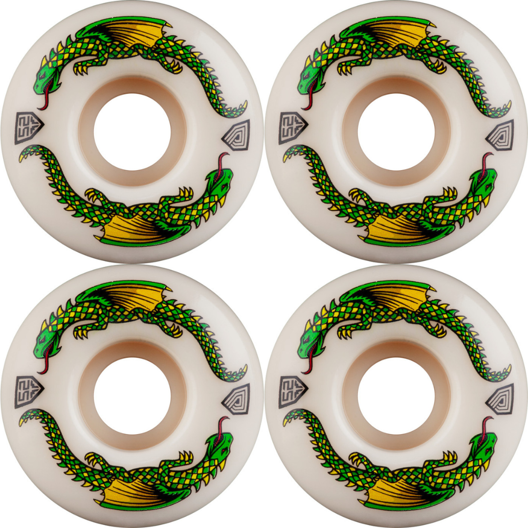 52mm Powell Peralta Dragon Formula Skateboard Wheels 93a