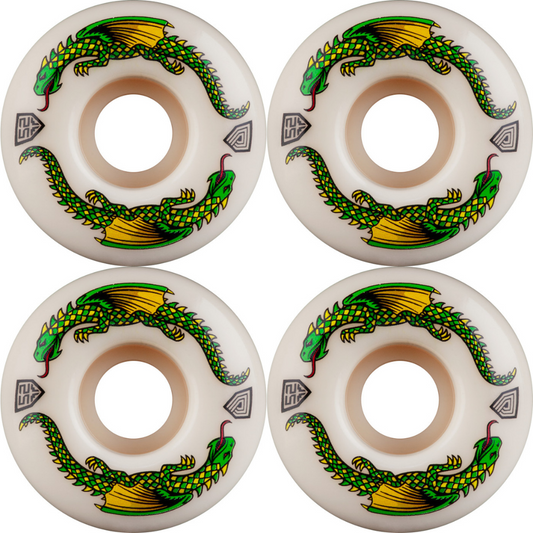 52mm Powell Peralta Dragon Formula Skateboard Wheels 93a