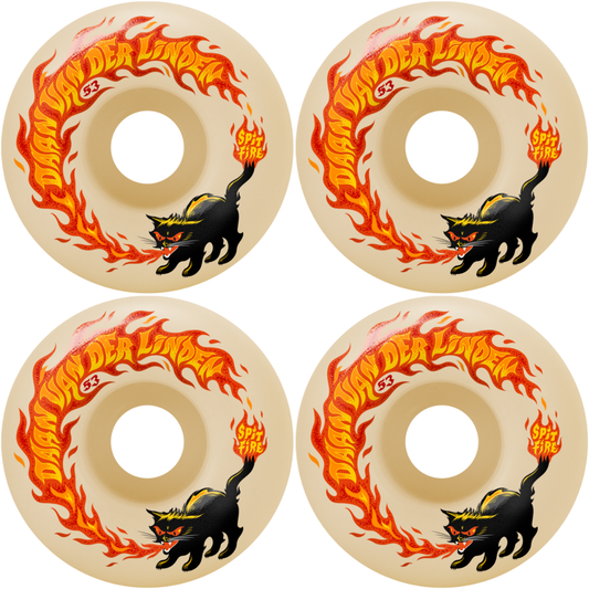53mm Spitfire Daan Van Der Linden Pyrocat Classic F4 Formula Four Wheels 99a