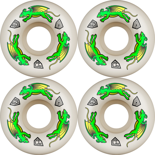 53mm Powell Peralta Dragon Formula Nano Rats Skateboard Wheels 97a