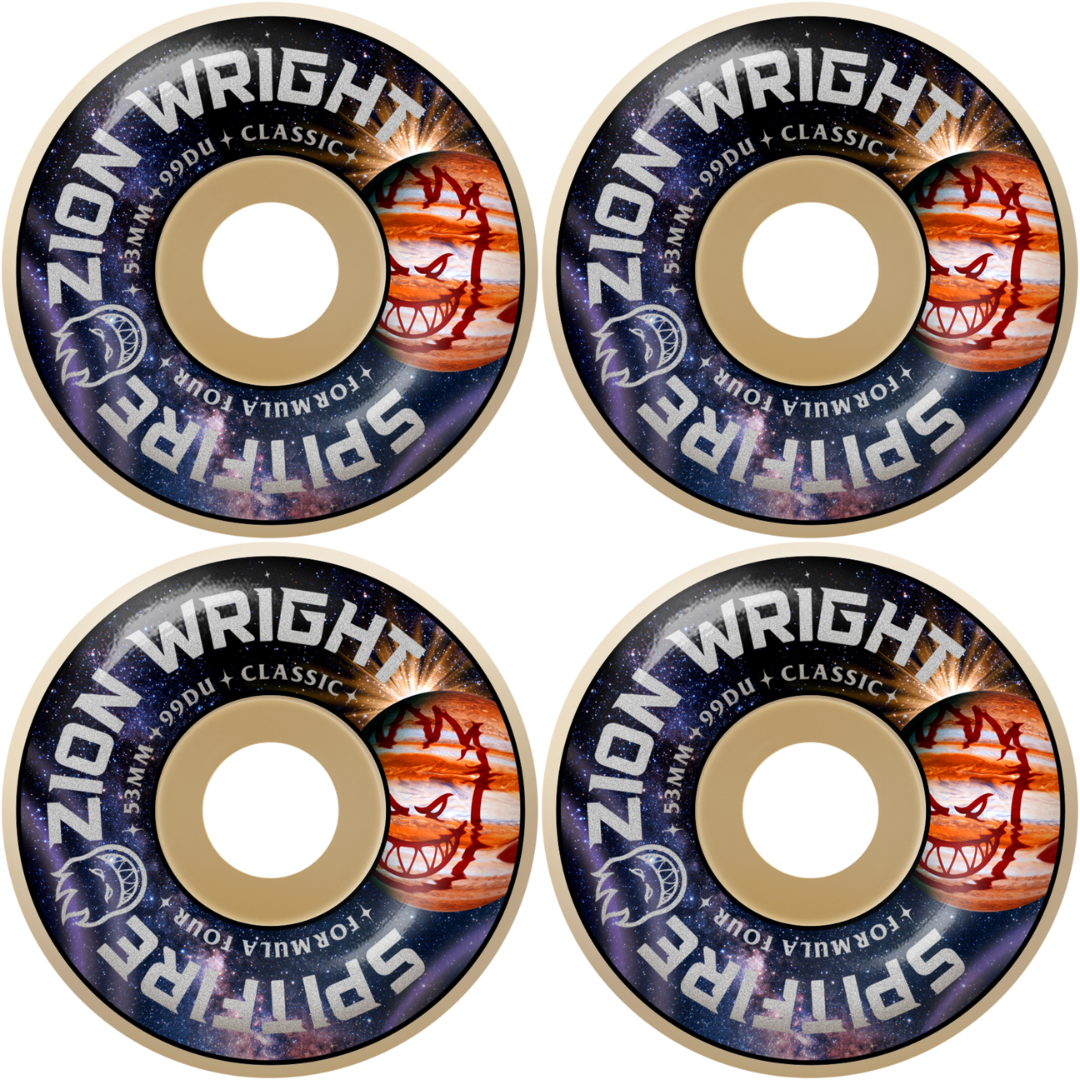 53mm Spitfire Zion Wright F4 Formula Four Cosmic Classic Wheels 99a