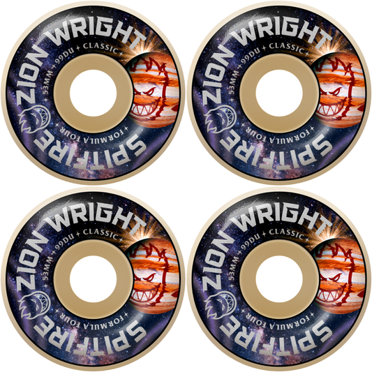 53mm Spitfire Zion Wright F4 Formula Four Cosmic Classic Wheels 99a