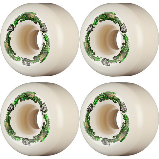 54mm Powell Peralta Dragons Skateboard Wheels 88a - A2 Symmetrical Shape