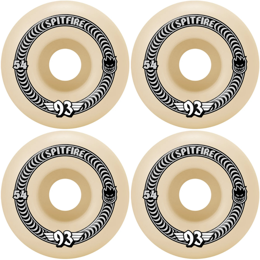 54mm Spitfire F4 Formula Four Classics Skateboard Wheels 93a