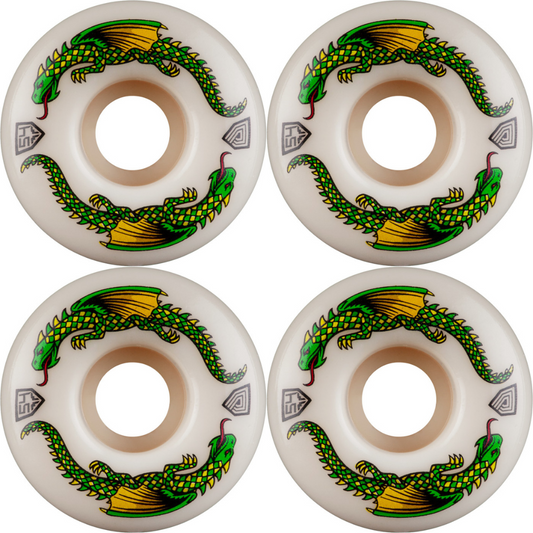 54mm x 34mm Powell Peralta Dragon Formula Skateboard Wheels 93A