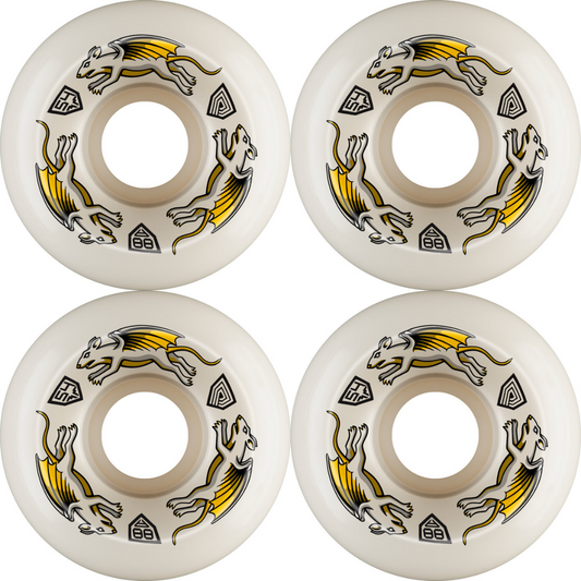 54mm Powell Peralta Dragon Formula Nano Rats Skateboard Wheels 88a