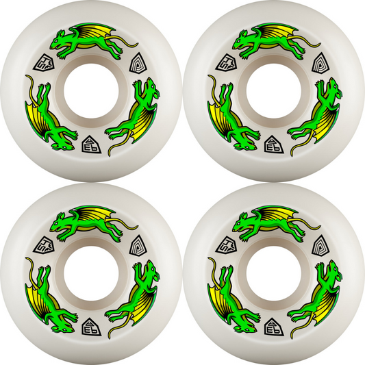 54mm Powell Peralta Dragon Formula Nano Rats Skateboard Wheels 93a