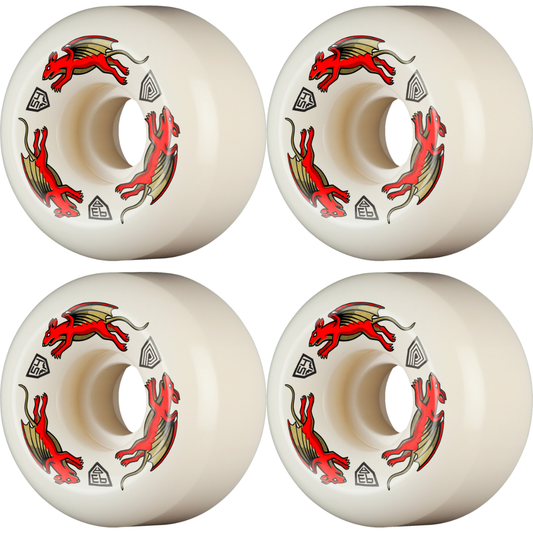 54mm Powell Peralta Nano Rats Skateboard Wheels 93a - AV6 Asymmetrical Shape
