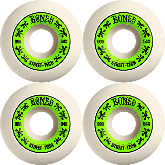 54mm Bones Wheels STF Street Tech Formula V1 Standards 99a