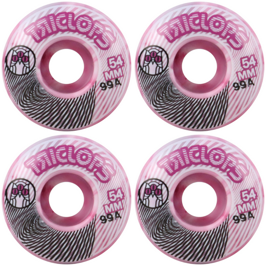 54mm Triclops Wheels 99a Sratus Pink Swirl