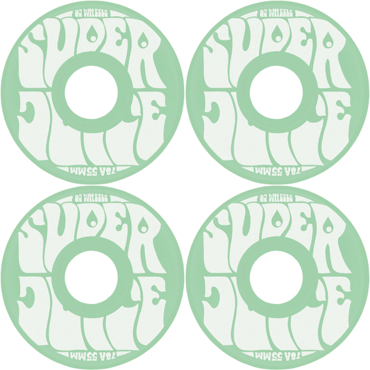 55mm OJ Wheels Mini Super Juice Aqua 78a