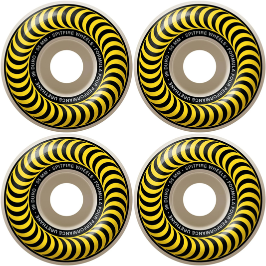 55mm Spitfire F4 Formula Four Classic Skateboard Wheels 99a