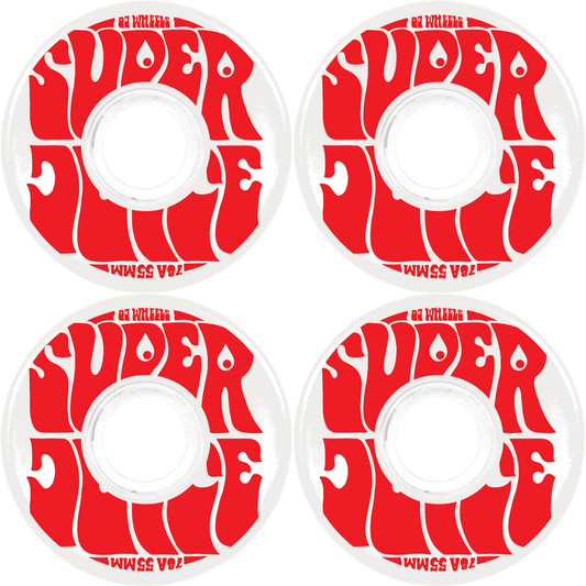 55mm OJ Wheels Mini Super Juice White 78a