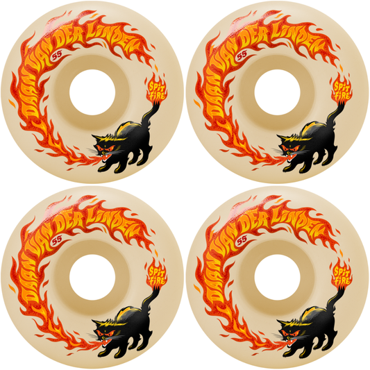 55mm Spitfire Daan Van Der Linden Pyrocat Classic F4 Formula Four Wheels 99a