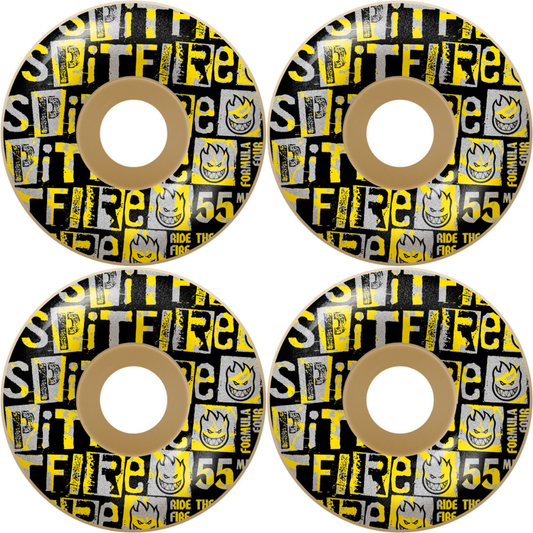 55mm Spitfire F4 Formula Four Ransom Radials Natural Wheels 99a