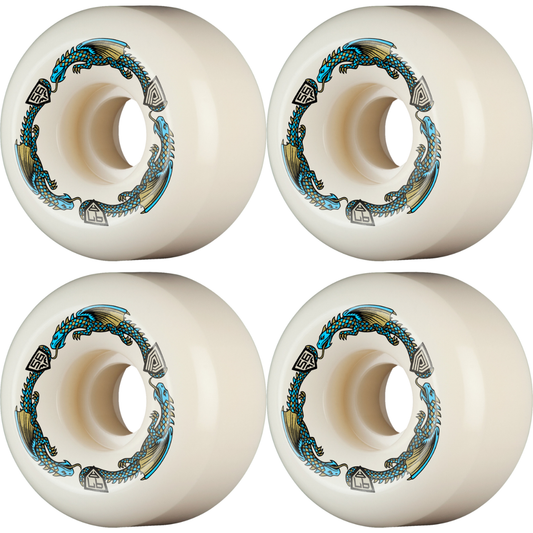 56mm Powell Peralta Dragons V6 Symmetrical Shape Skateboard Wheels 97a