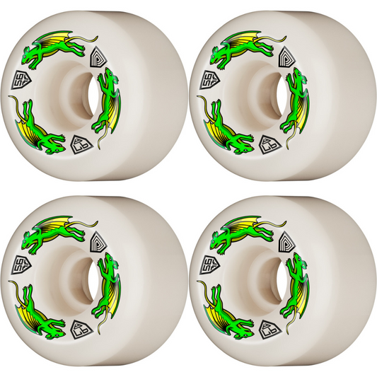 56mm x 39mm Powell Peralta Dragon Formula Nano Rats Skateboard Wheels 97A