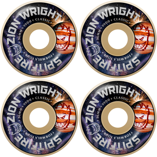 56mm Spitfire Zion Wright F4 Formula Four Cosmic Classic Wheels 99a