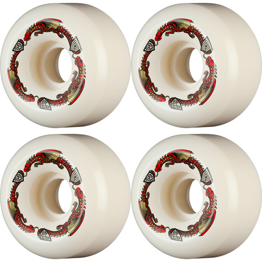 58mm Powell Peralta Dragons Skateboard Wheels 93a - Ratbone II Symmetrical Shape