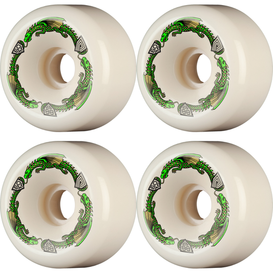 60mm Powell Peralta Dragons Skateboard Wheels 88a - Bomber Symmetrical Shape