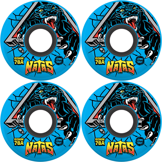 60mm Slime Balls Natas Reissue OG Slime Blue Wheels 78a