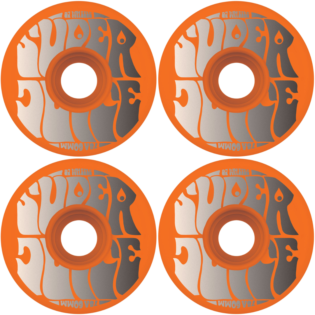 60mm OJ Wheels Super Juice Neon Orange 78a