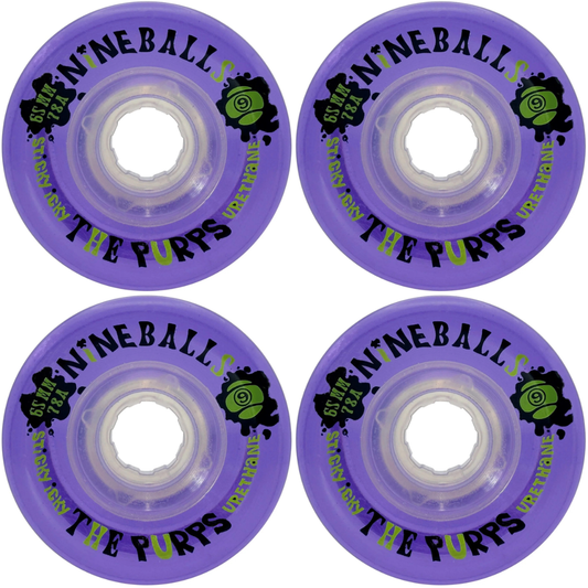 65mm Sector 9 Nineball Purps Wheels 78a - Purple