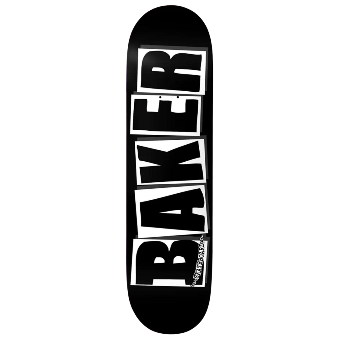 8.25" Baker Skateboards Brand Logo Deck Black / White