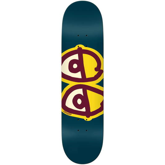 8.25" Krooked Team Eyes Skateboard Deck - Spruce