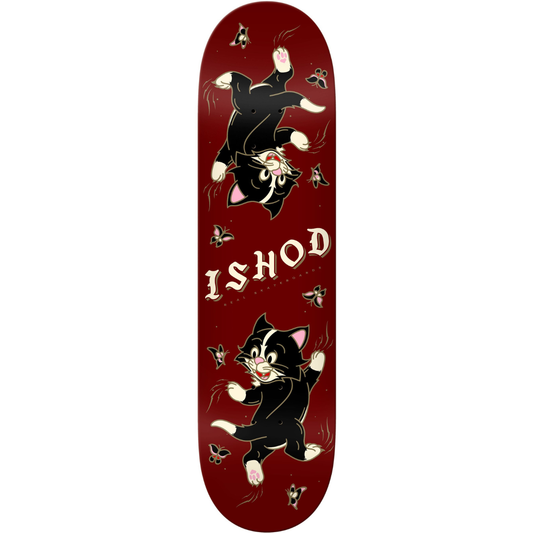 8.25" Real Ishod Wair Kitten Scratch Twin Tail Skateboard Deck