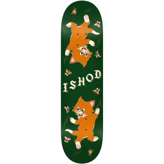 8.3" Real Ishod Wair Kitten Scratch SLICK Twin Tail Skateboard Deck