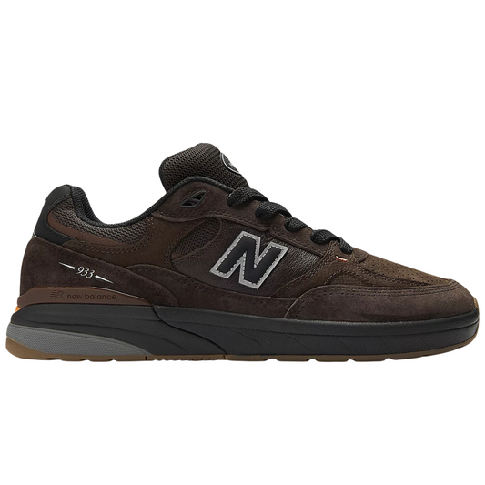 New Balance Numeric 933 Andrew Reynolds Shoes - Brown / Black NM933BAR