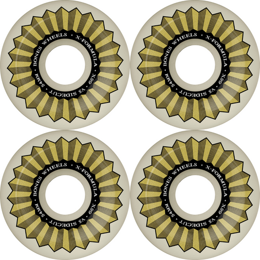 54mm Bones Wheels X-Formula Skateboard Wheels V5 Sidecut 99a