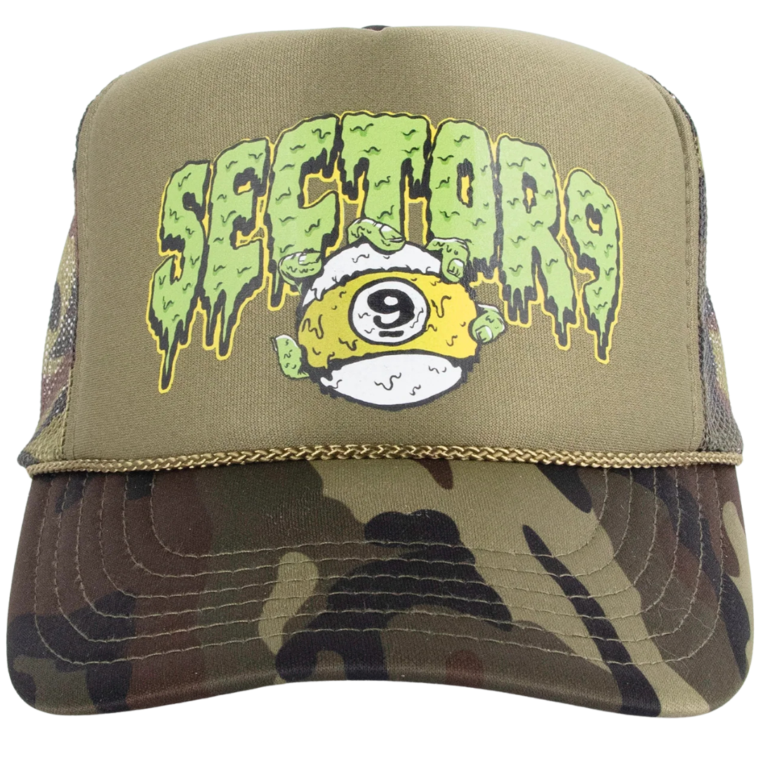 Sector 9 Creep Trucker Hat - Camo