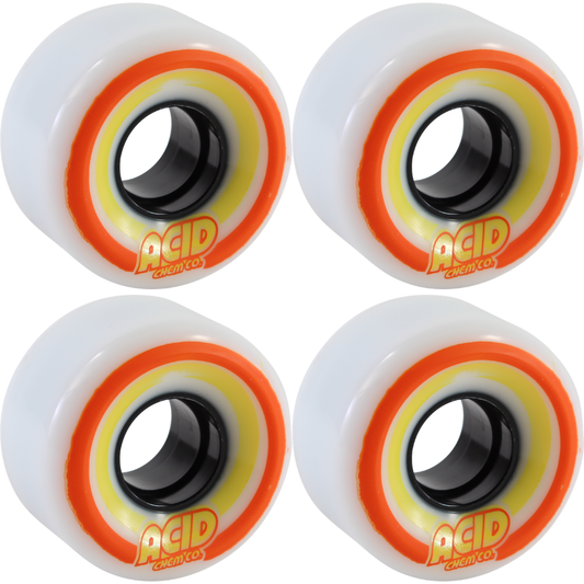 55mm Acid Chem Co Pods Funner Fomula Wheels White 86a