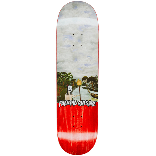 8.44" Fucking Awesome Aidan No World Order Skateboard Deck - Shape 2 - Assorted Stains