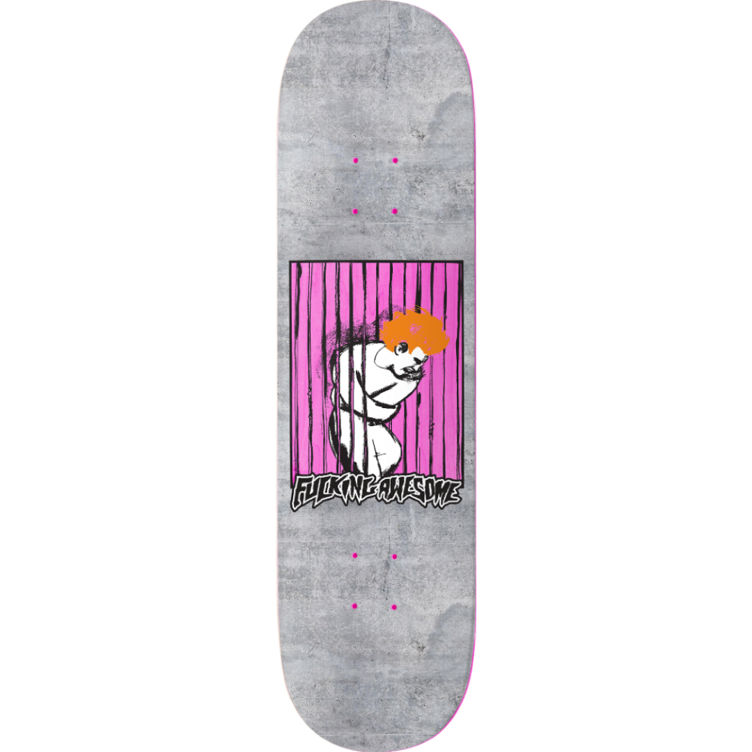 8.25" Fucking Awesome Aidan Psych Ward II Skateboard Deck - Assorted Stains