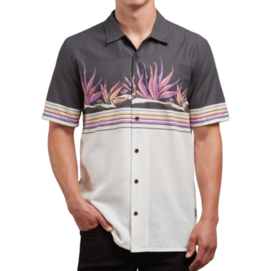 Volcom Algar Short Sleeve Woven Button-Up Shirt