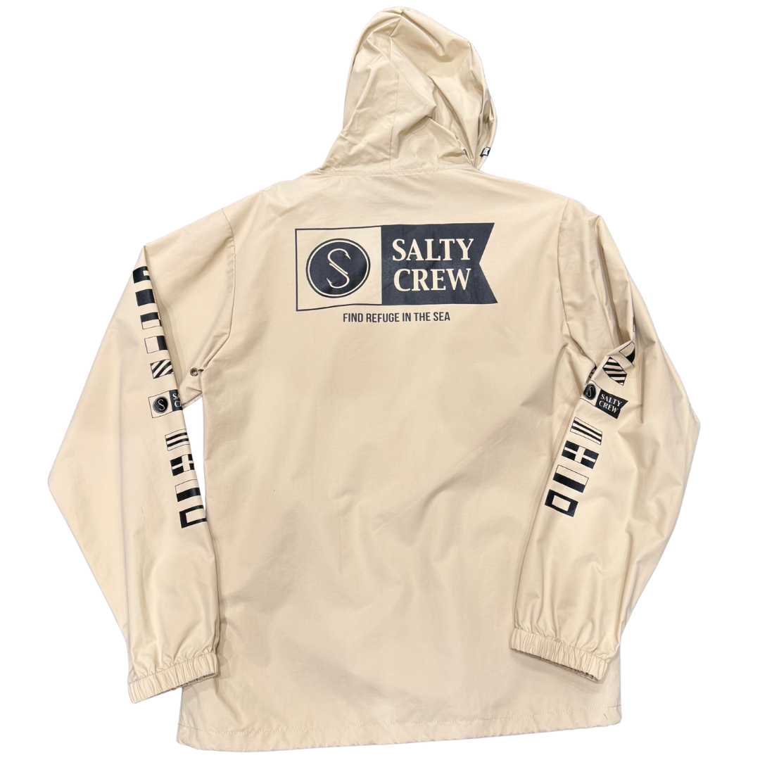 Salty Crew Alpha Snap Jacket - Cream