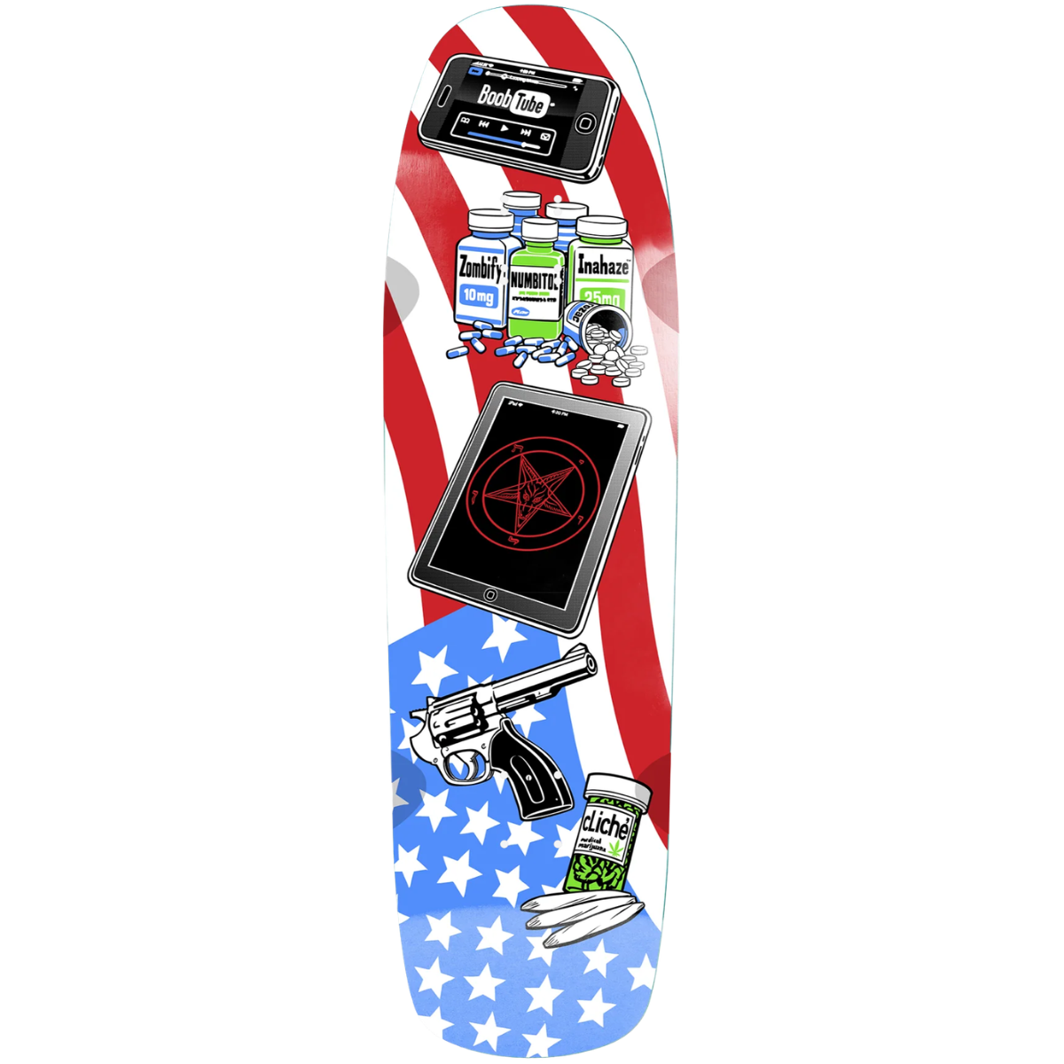 9" Cliche American Dream Heritage Skateboard Deck