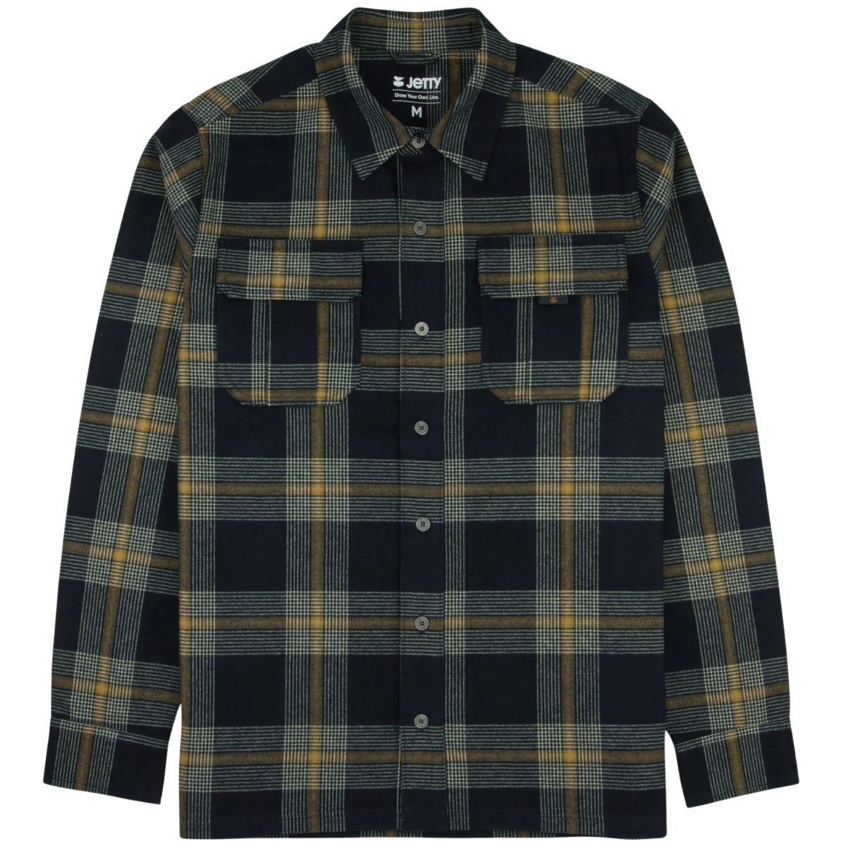 Jetty Arbor Flannel - Navy Blue