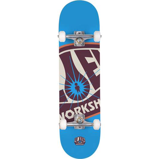 8.0" Alien Workshop OG Logo Complete Skateboard - Blue